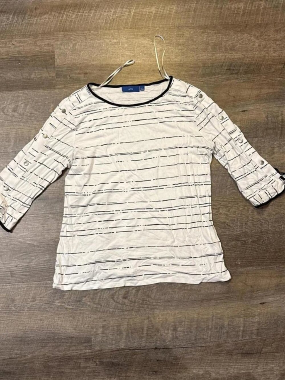 Apt. 9 Women's White and Cream Blous